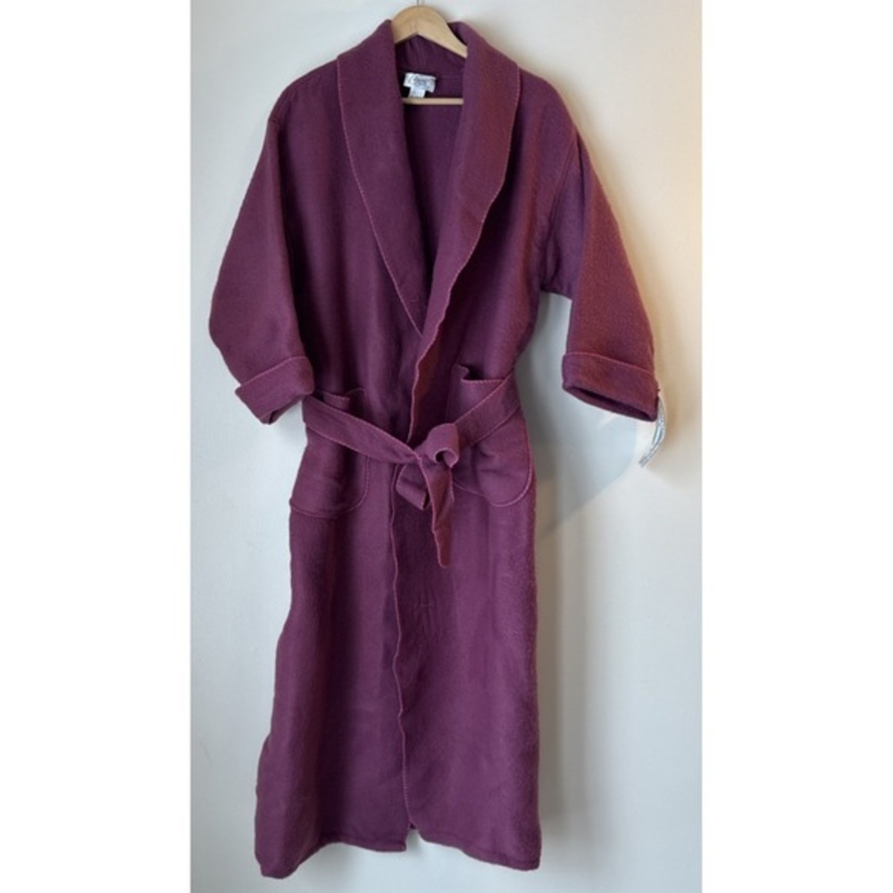 Vintage‎ Cypress Robe Resort Spa Housecoat Pink Women's Size S 80s Retro Lounge